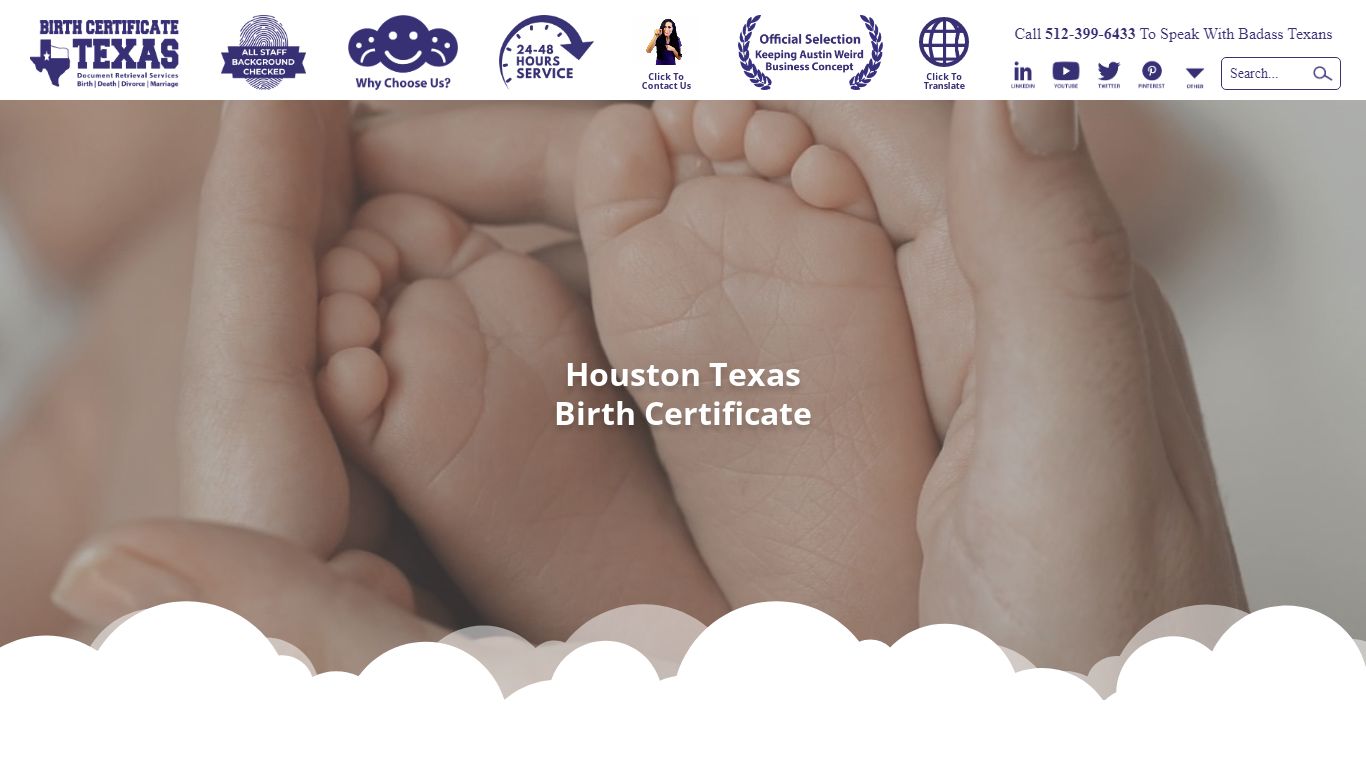 Houston Texas Birth Certificate